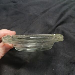 Elegant Clear Glass Ashtray